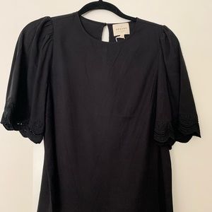 Sézane blouse léopoldine size 34 in black/noire